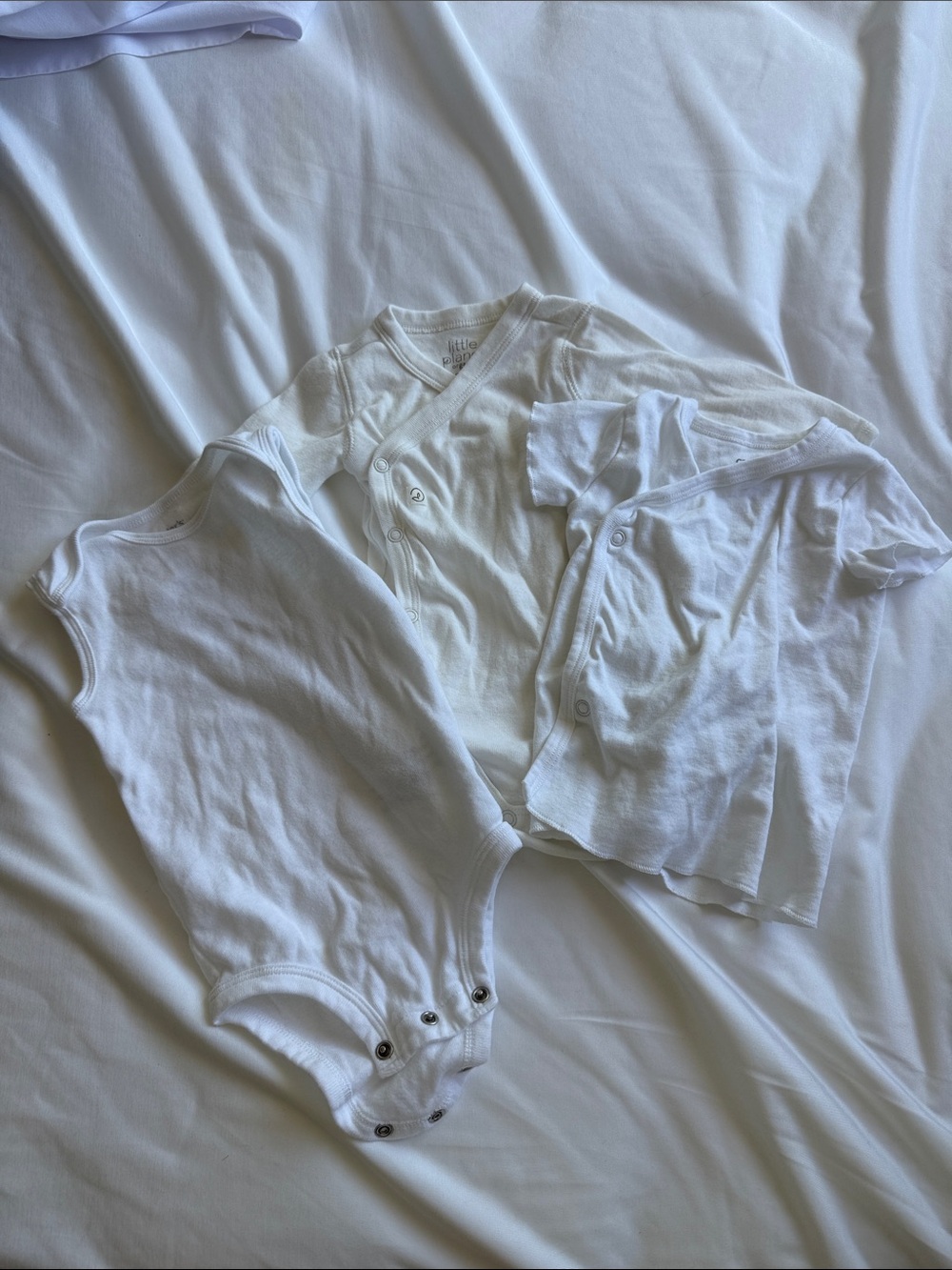 Carter's White Baby One-Piece Bodysuits Set